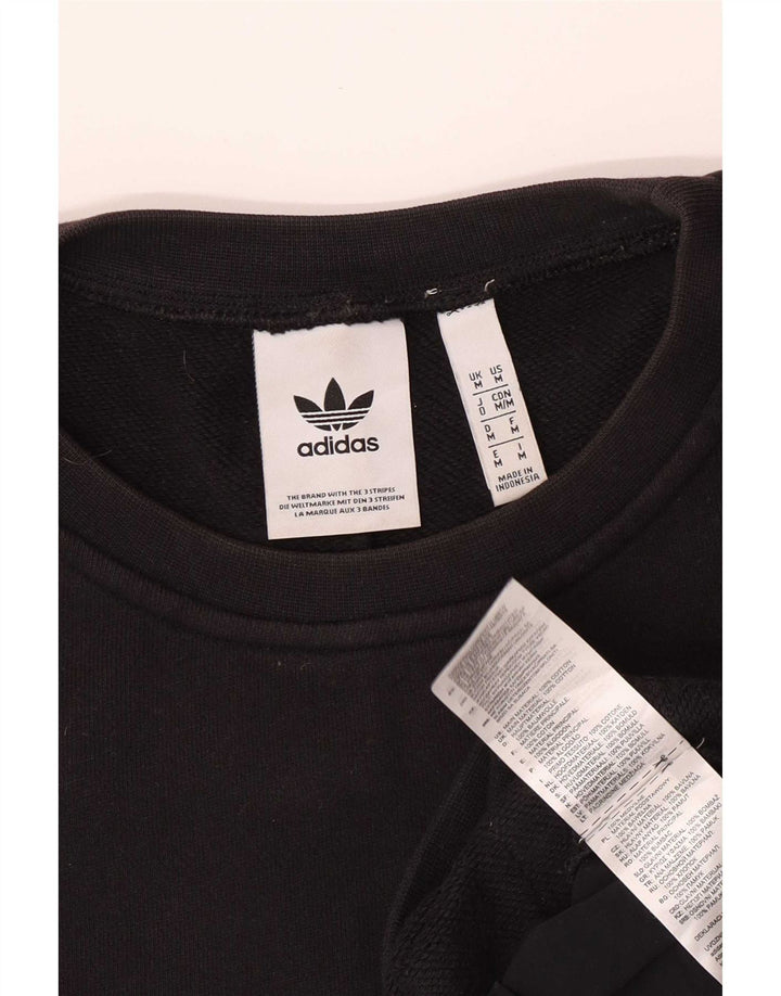 Felpa Adidas Uomo Maglione Medio Nero Cotone