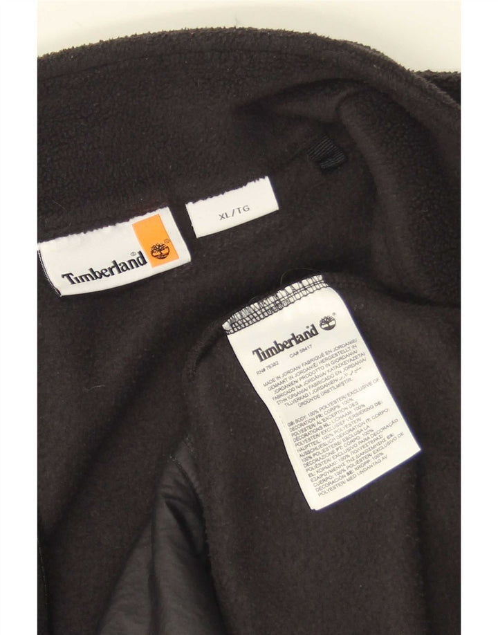 Giacca in pile da uomo Timberland XL poliestere nero