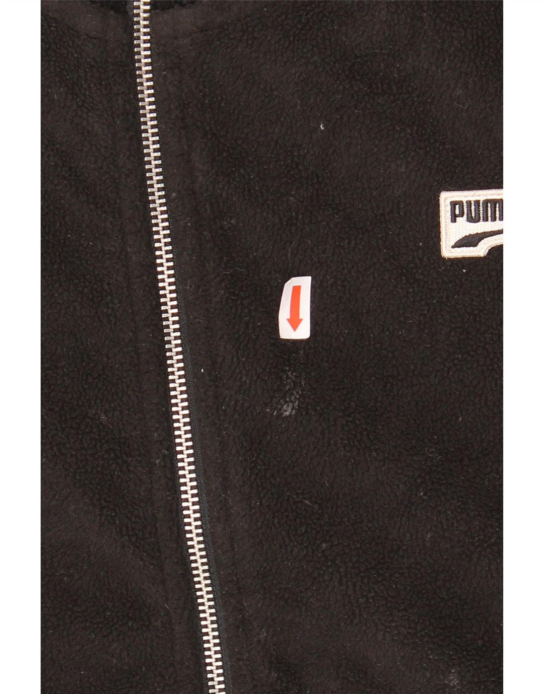 PUMA Mens Fleece Jacket UK 40 Large Black Cotton Vintage Puma and Second-Hand Puma from Messina Hembry 