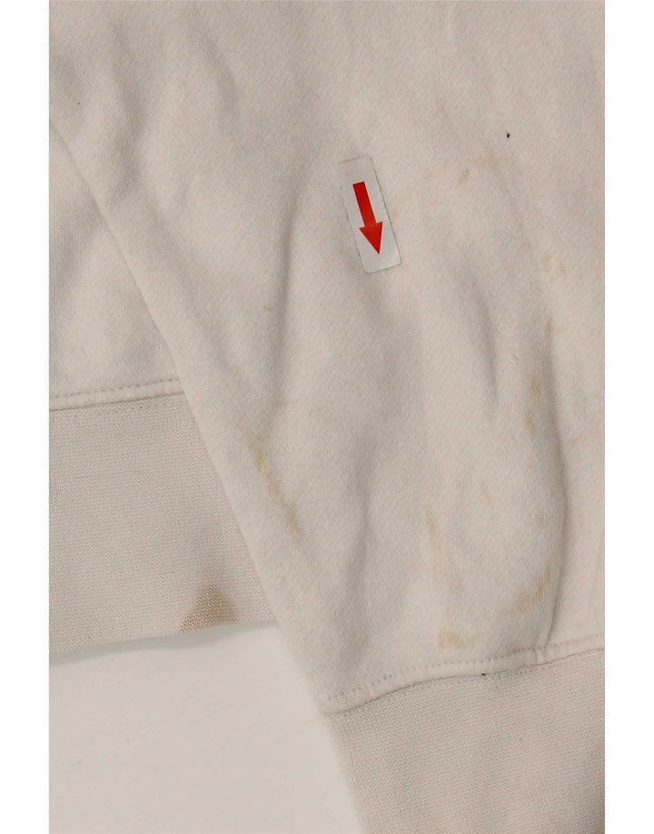 Felpa Nike Uomo Maglione Piccolo Cotone Bianco