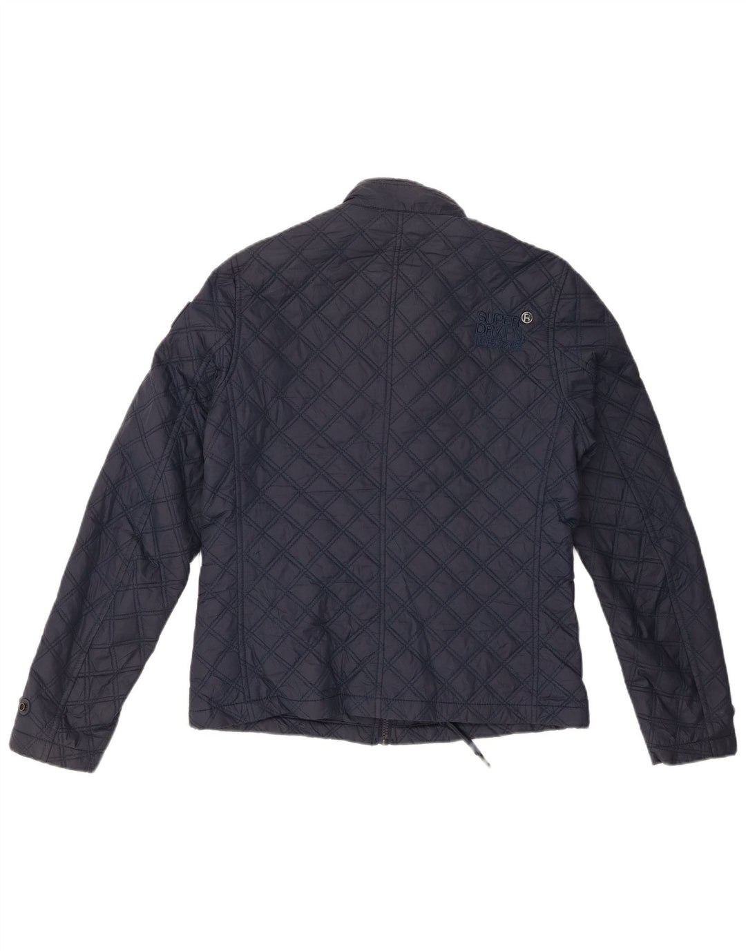 Giacca trapuntata da donna Superdry UK 12 medio blu navy