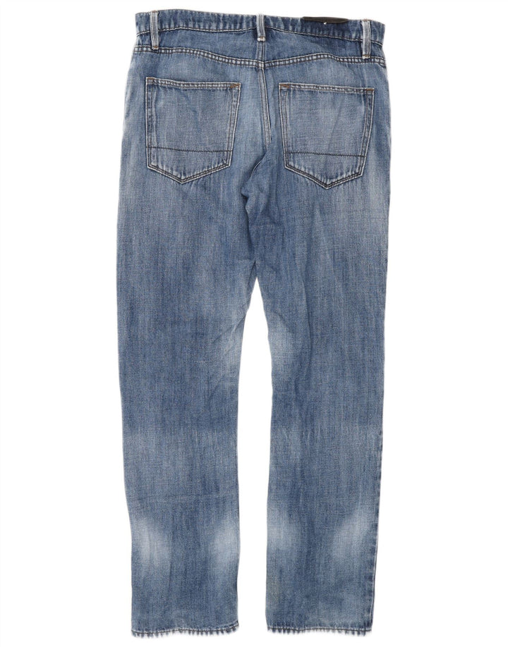 Jeans dritti da uomo Marks & Spencer W32 L31 cotone blu