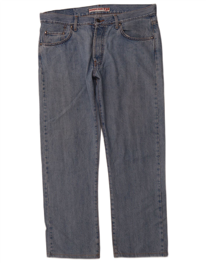 CARRERA Jeans dritti regolari da uomo 710 W36 L29 cotone blu
