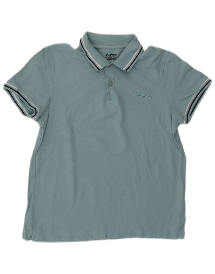 Polo da uomo Lotto XS a righe blu