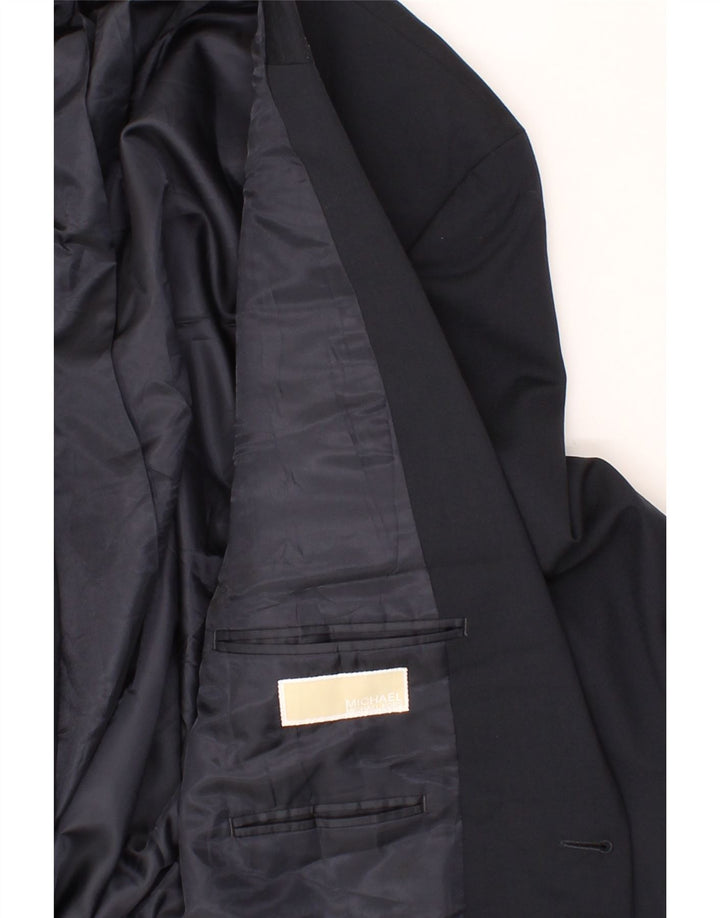 MICHAEL KORS Mens 2 Button Blazer Jacket UK 40 Large Navy Blue Vintage Michael Kors and Second-Hand Michael Kors from Messina Hembry 