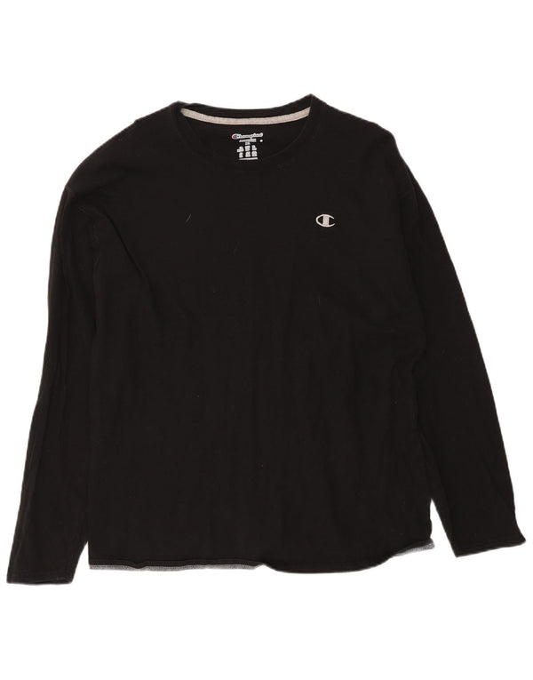 Maglia a maniche lunghe da uomo Champion XL Nera