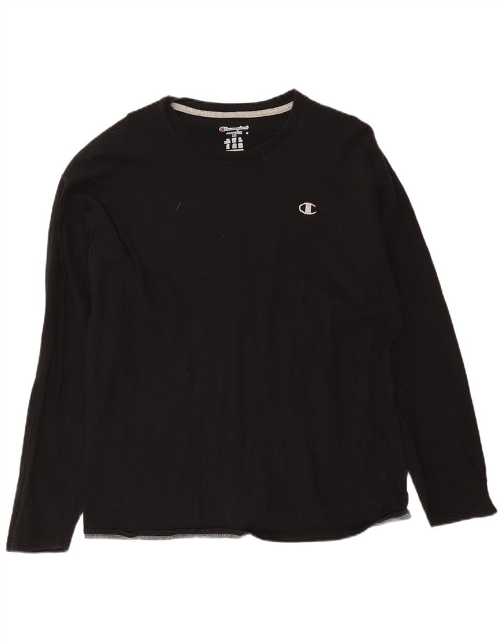 Maglia a maniche lunghe da uomo Champion XL Nera