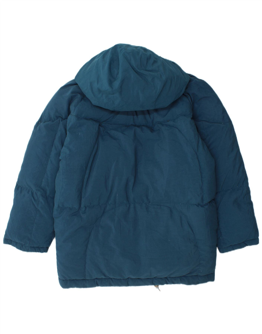 BRUGI Cappotto imbottito oversize con cappuccio da donna IT 44 Poliestere blu medio