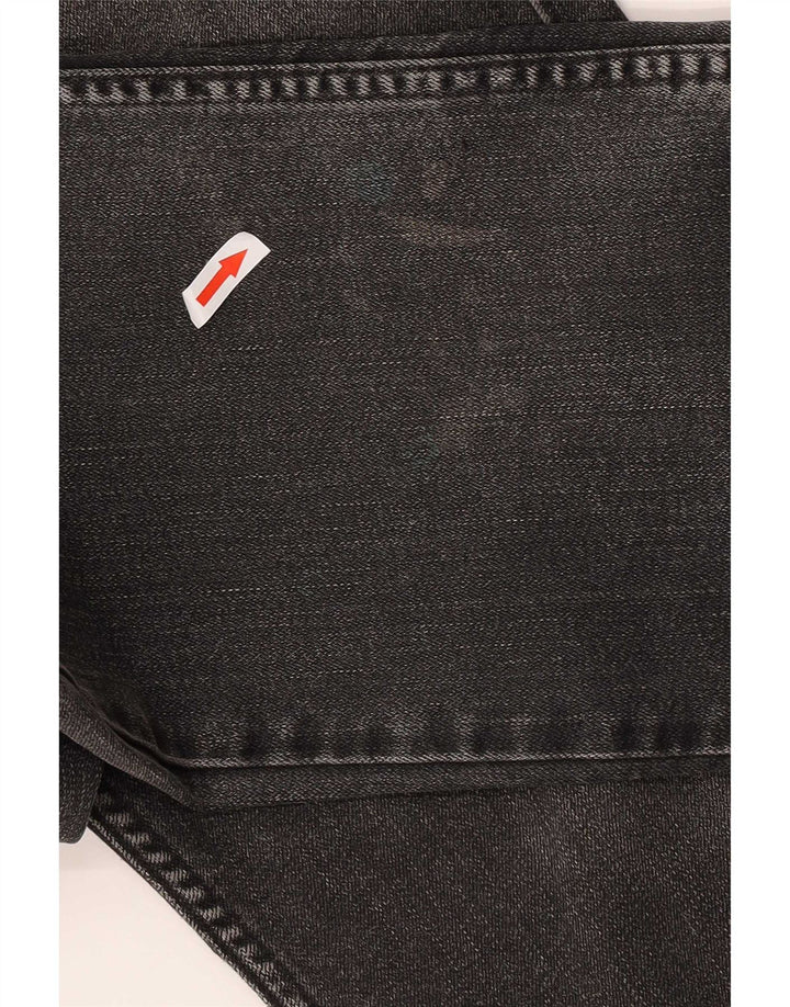 Jeans dritti vestibilità regolare da uomo Marks & Spencer W34 L29 cotone grigio