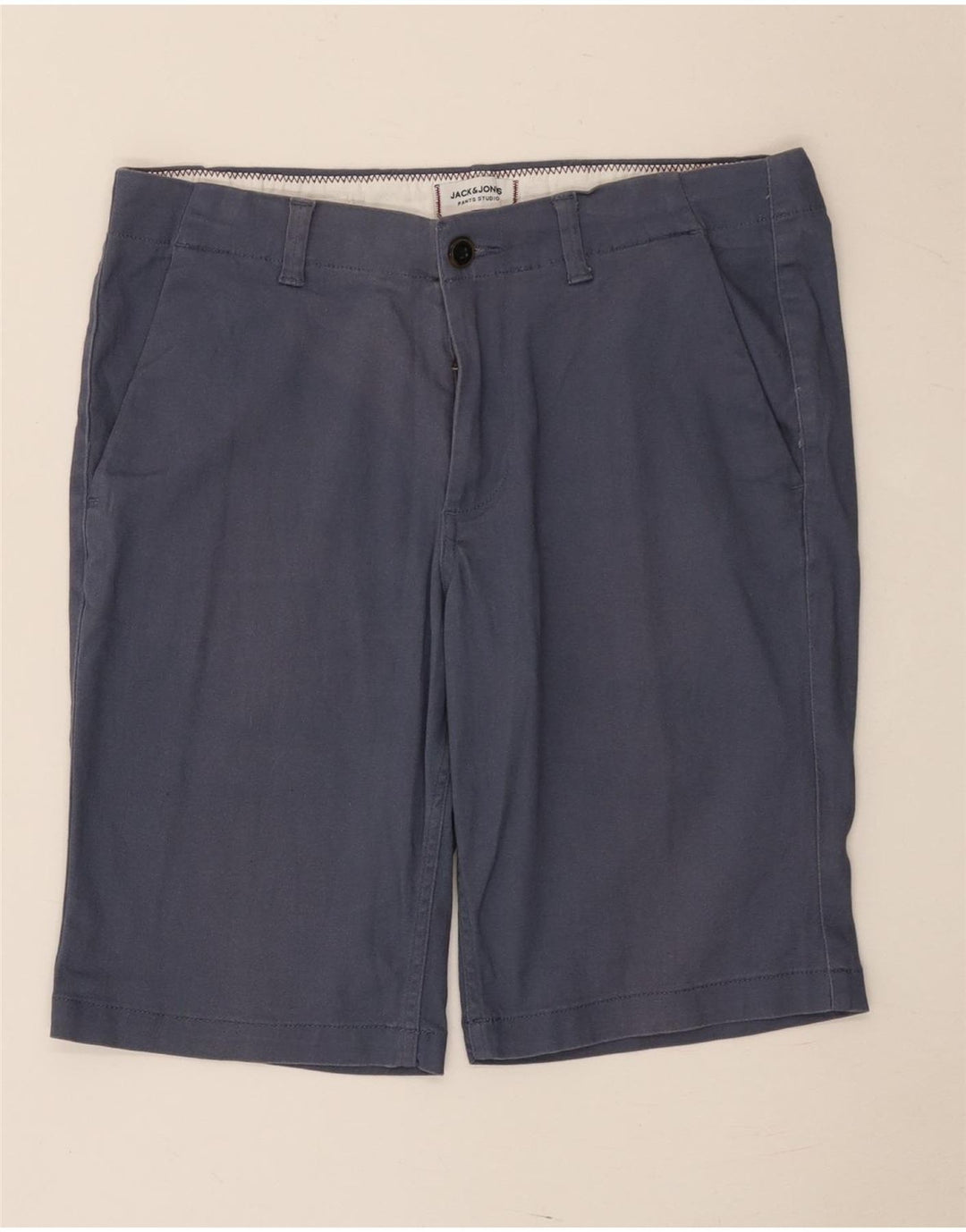 Pantaloncini chino da uomo Jack & Jones medi W32 in cotone blu navy