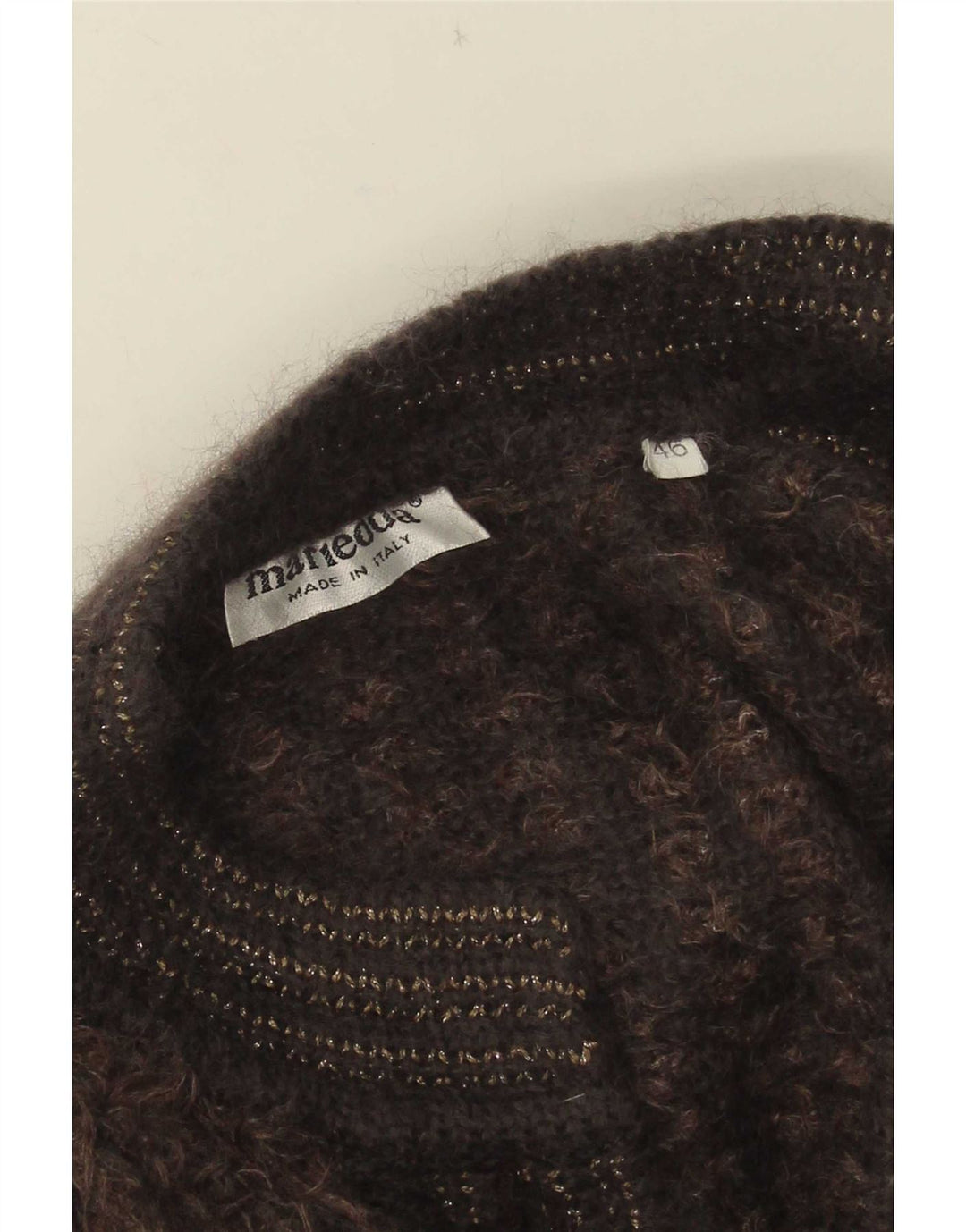 Maglione Cardigan Donna Mariedda IT 46 Large Marrone a Righe