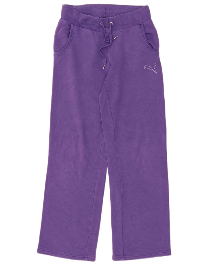 Pantaloni della tuta da donna Puma UK 12 cotone viola medio