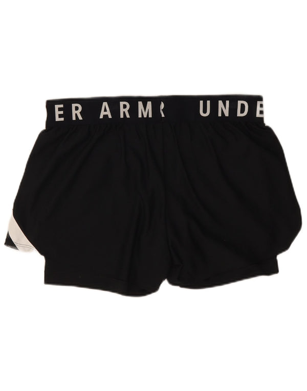 Pantaloncini sportivi con grafica da donna Under Armour UK 14 Large Black Colourblock