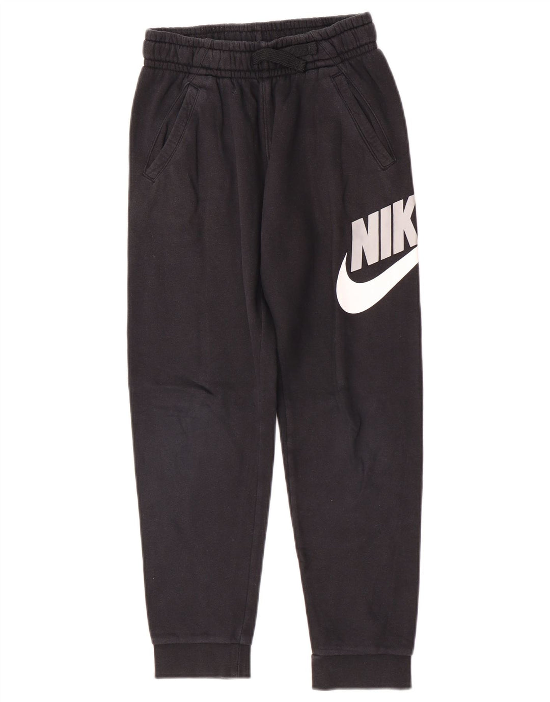Pantaloni da tuta con grafica Nike da ragazzo, pantaloni da jogging, 10-11 anni, medio, neri