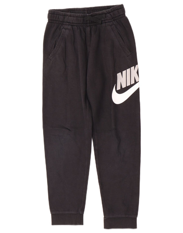 Pantaloni da tuta con grafica Nike da ragazzo, pantaloni da jogging, 10-11 anni, medio, neri
