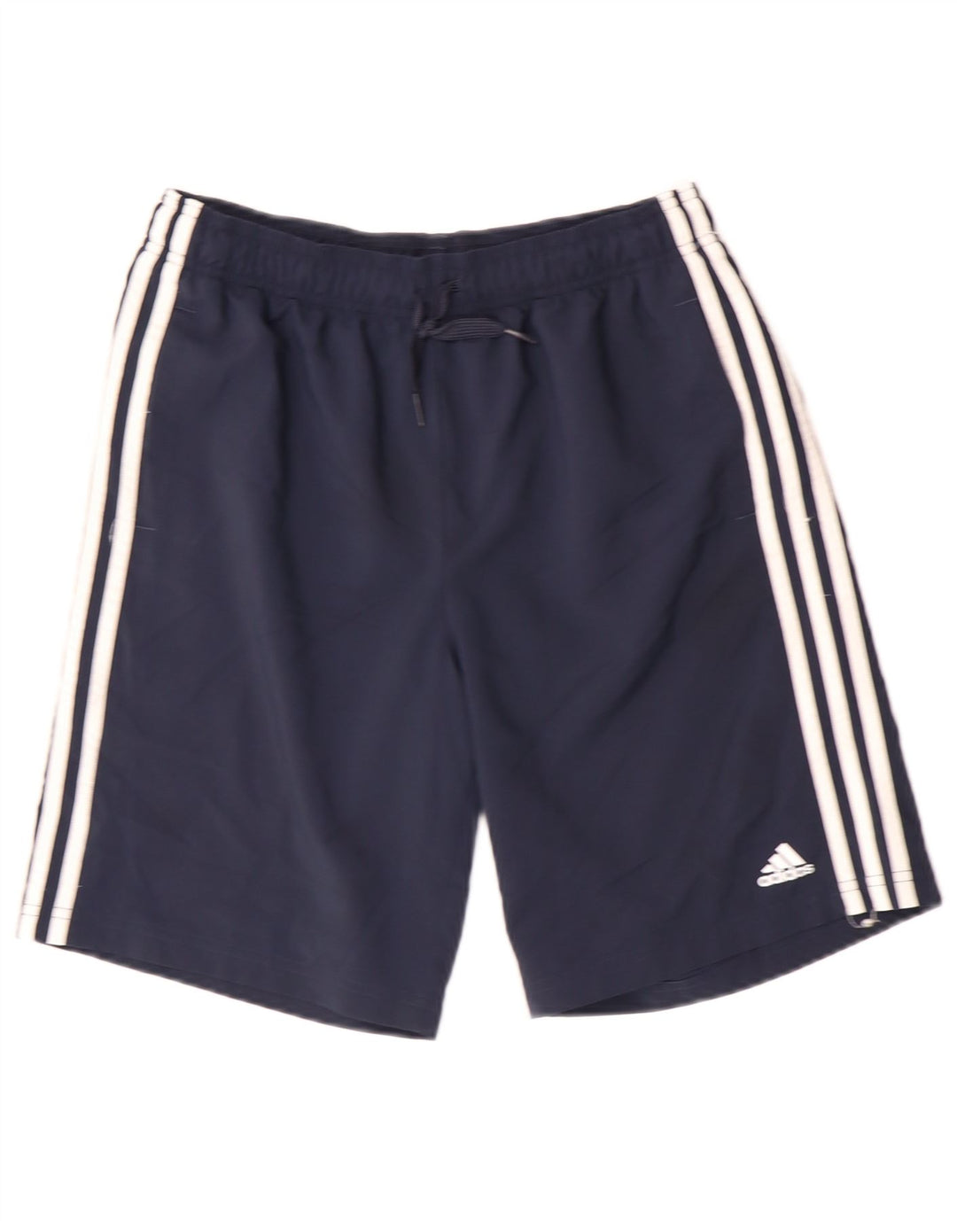 Pantaloncini sportivi Adidas Aeroready da ragazzo 15-16 anni in poliestere blu navy