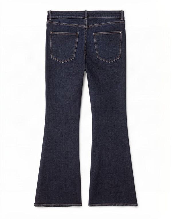 Jeans svasati Magic da donna Marks & Spencer UK 10 piccoli W26 L26 blu navy