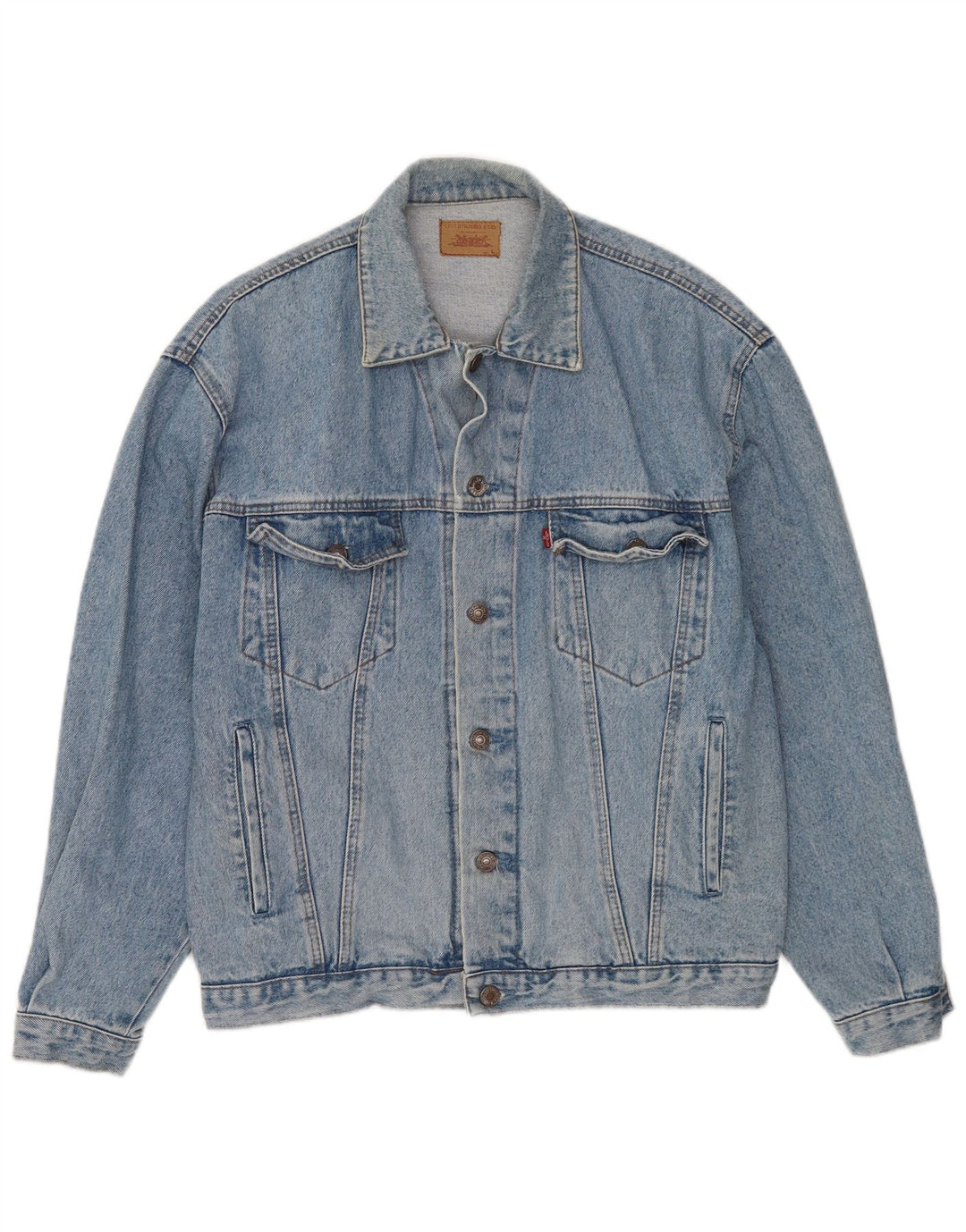 Giacca di jeans da uomo Levi's UK 40 grande blu