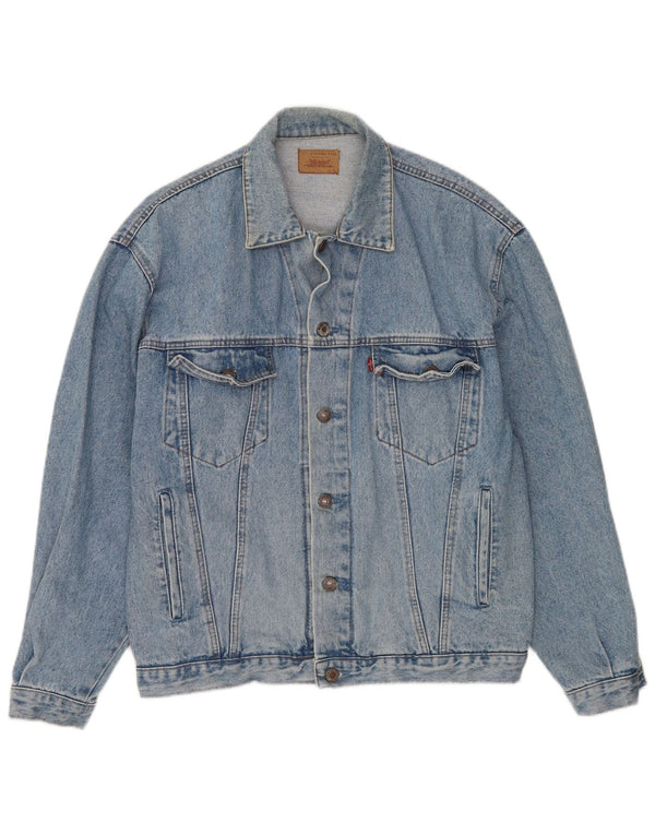 Giacca di jeans da uomo Levi's UK 40 grande blu