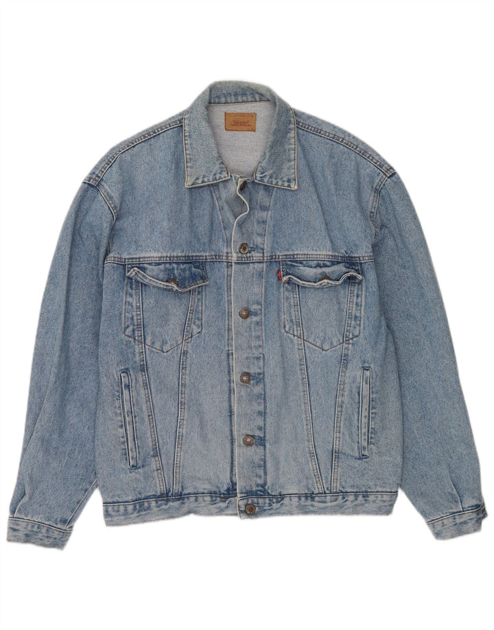 Giacca di jeans da uomo Levi's UK 40 grande blu
