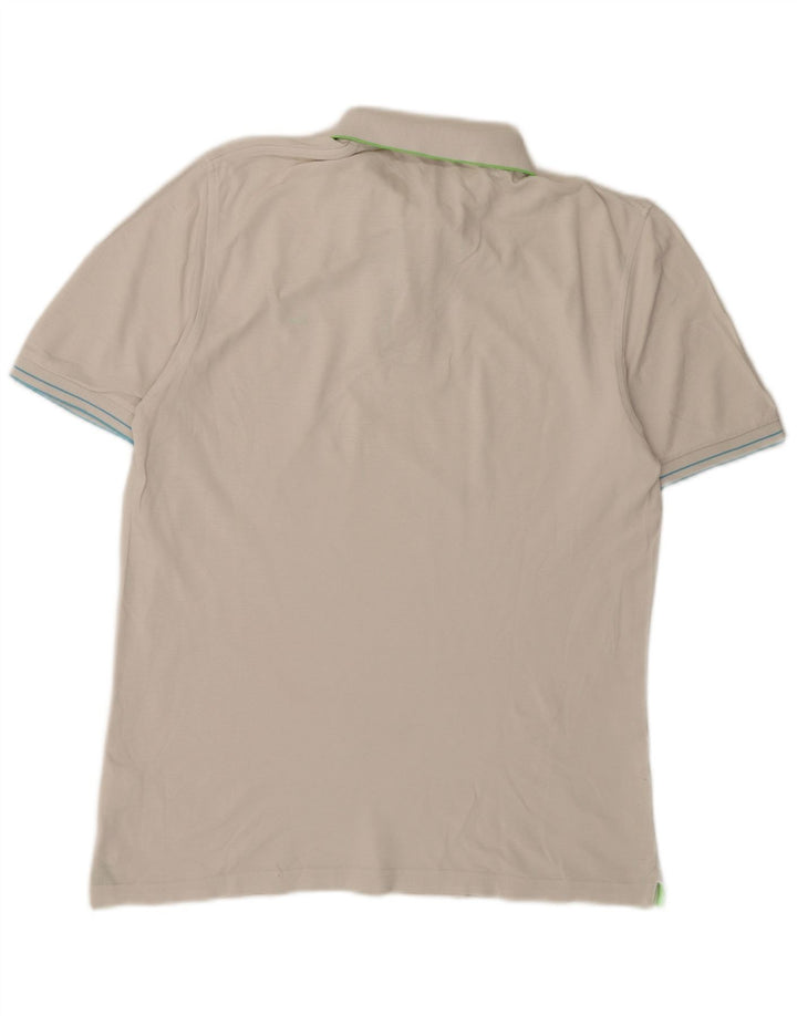 Polo da uomo Sun68 piccola in cotone bianco