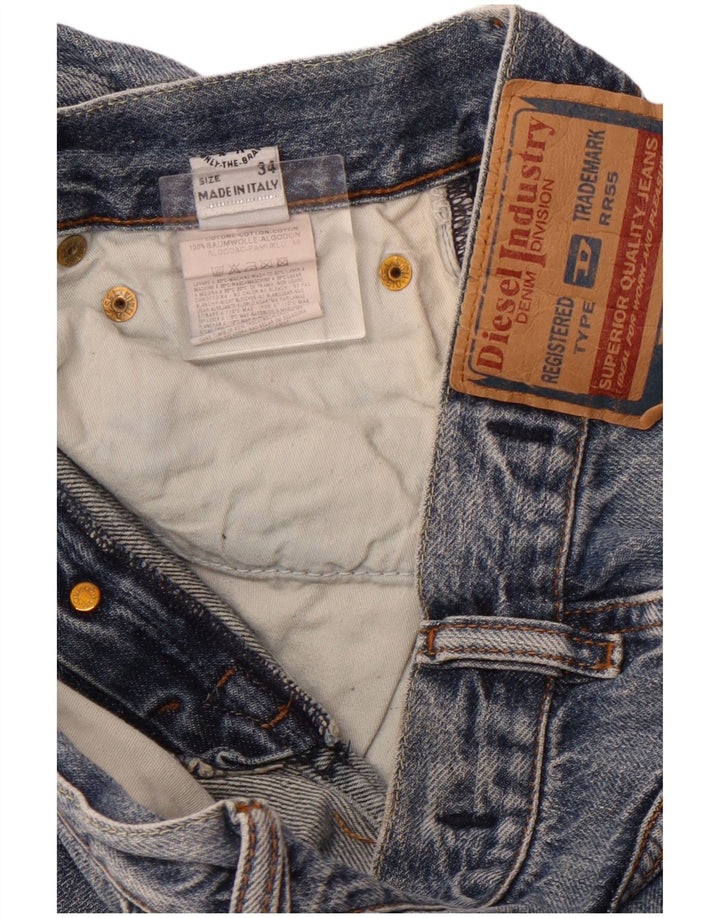 Jeans dritti da uomo DIESEL W34 L31 cotone blu