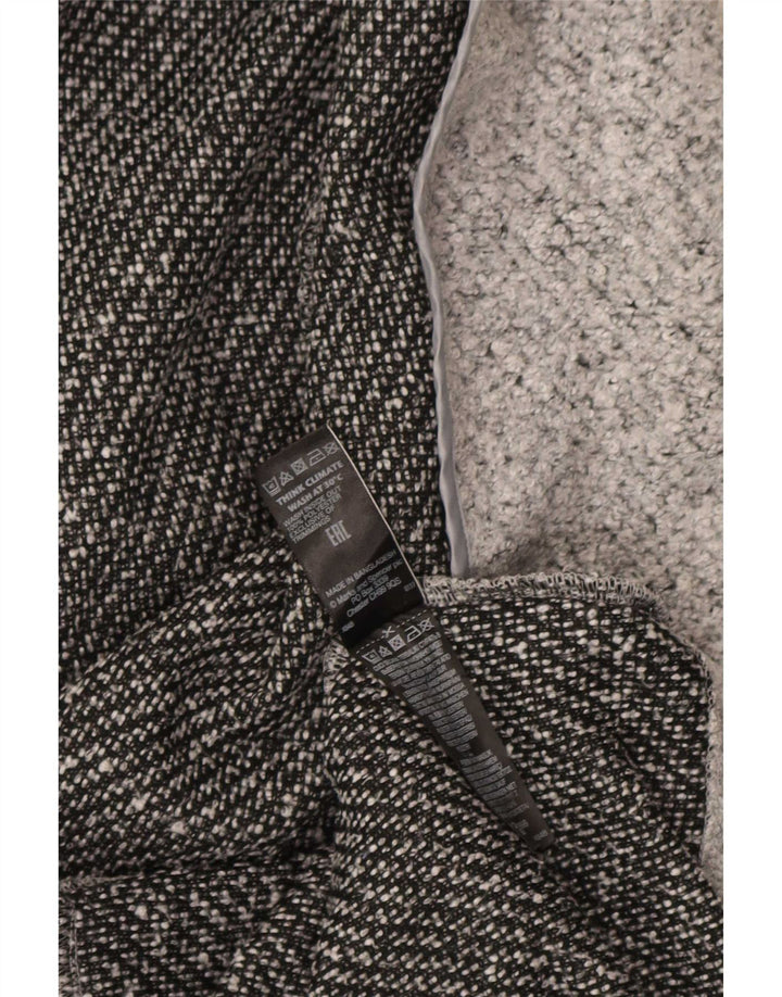 Soprabito aperto da donna Marks & Spencer UK 12 Poliestere screziato grigio medio
