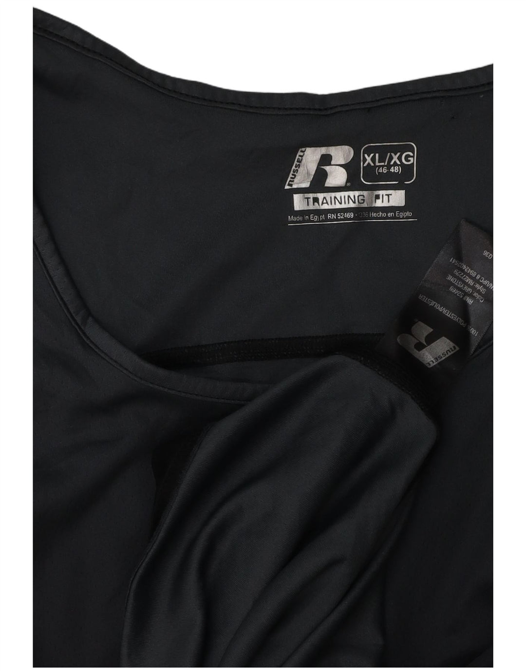 Canotta da uomo RUSSELL ATHLETIC UK 46/48 XL Poliestere nero