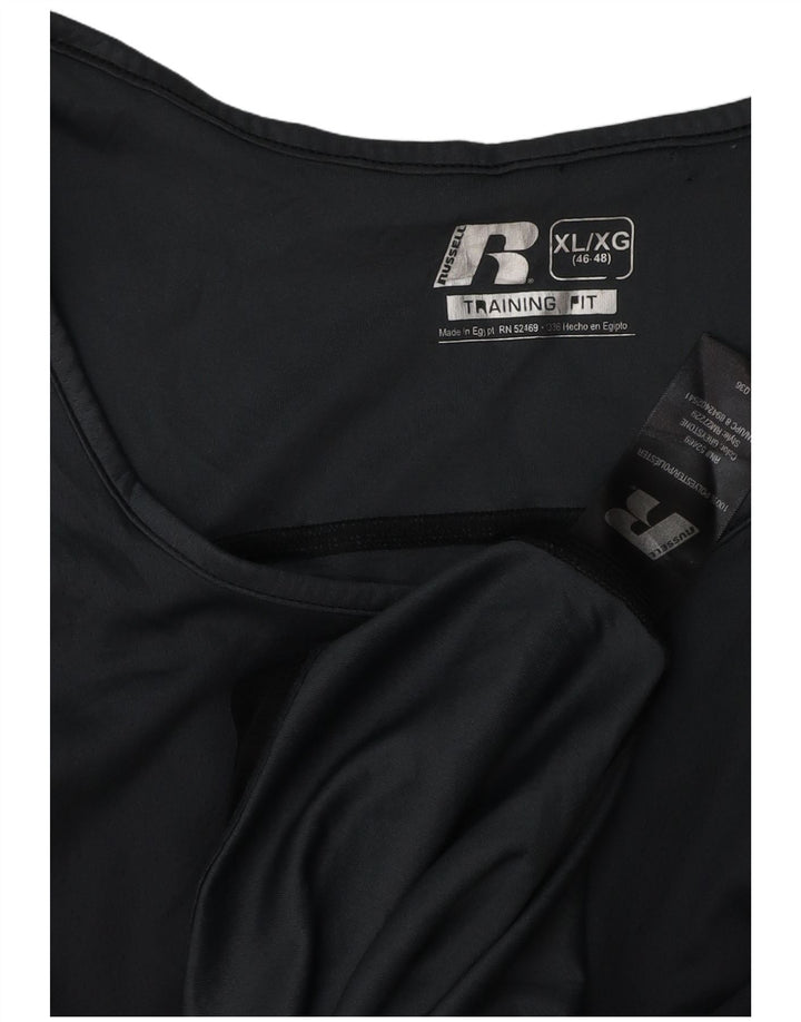 Canotta da uomo RUSSELL ATHLETIC UK 46/48 XL Poliestere nero