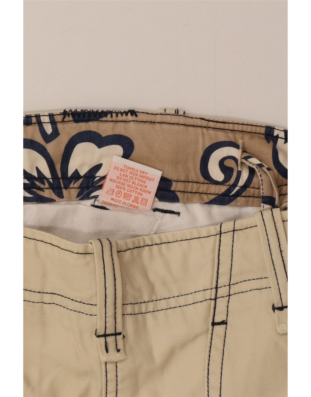 Pantaloncini cargo da uomo Sundek W31 cotone beige medio