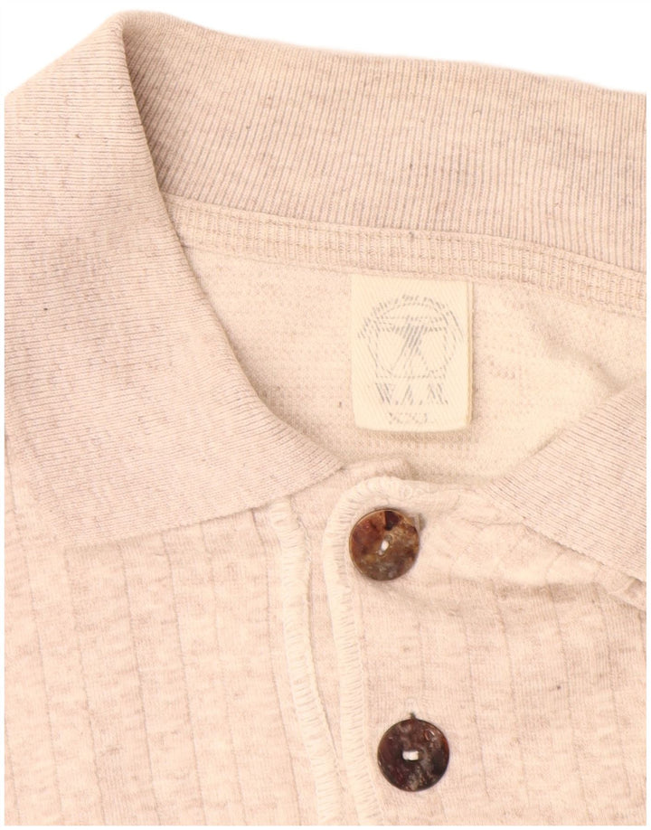 Maglione maglione collo alto da uomo VINTAGE 2XL Beige