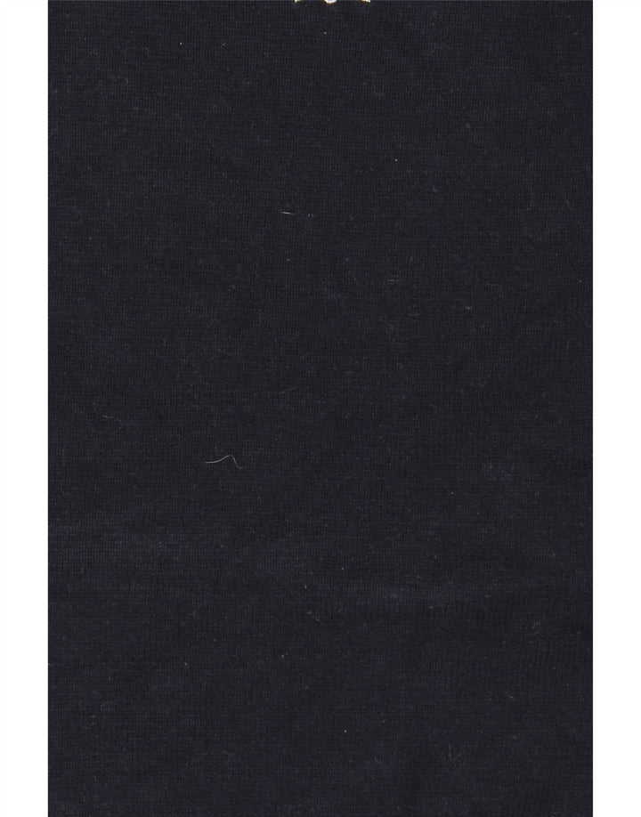 Crew Clothing Maglione da uomo con scollo a V in cotone medio blu navy