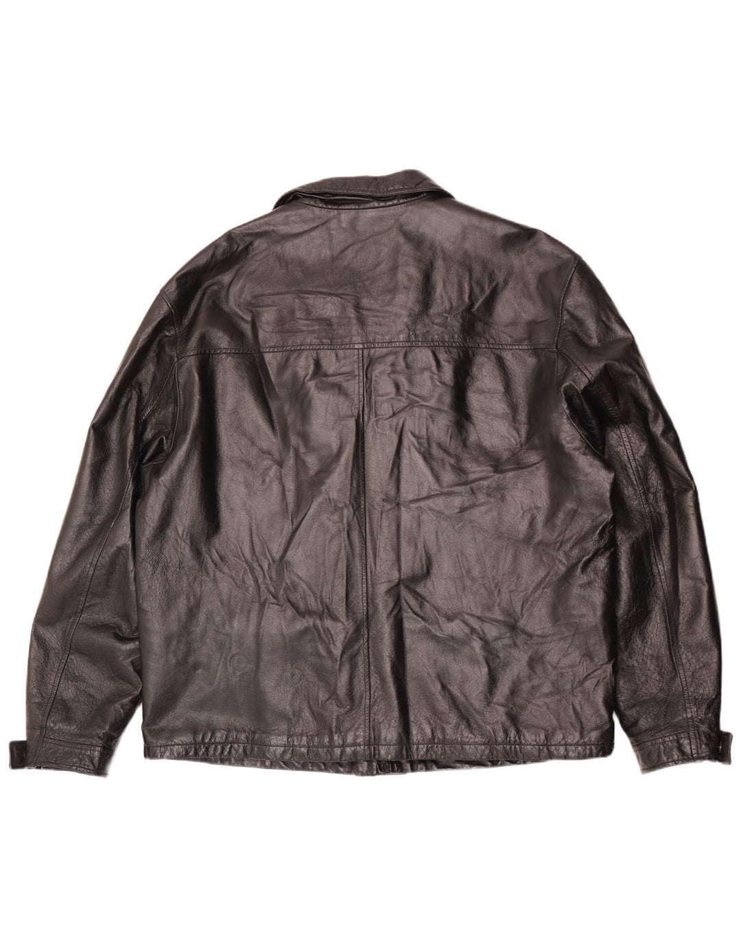 Giacca in pelle da uomo La Pelle IT 58 4XL Nera
