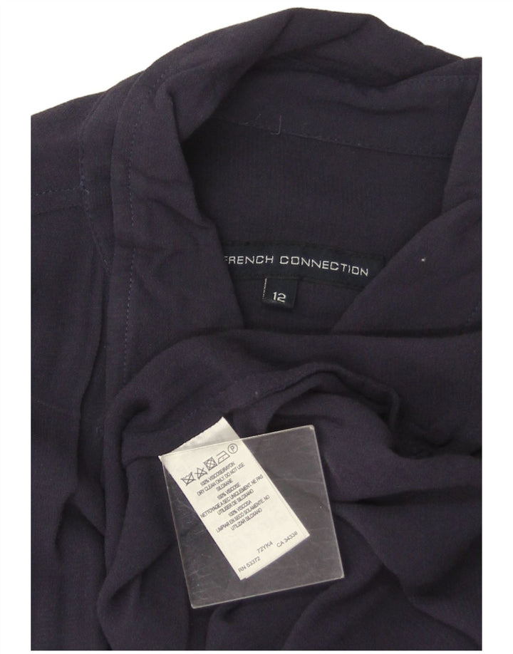 Camicetta da donna French Connection UK 12 Viscosa media blu navy
