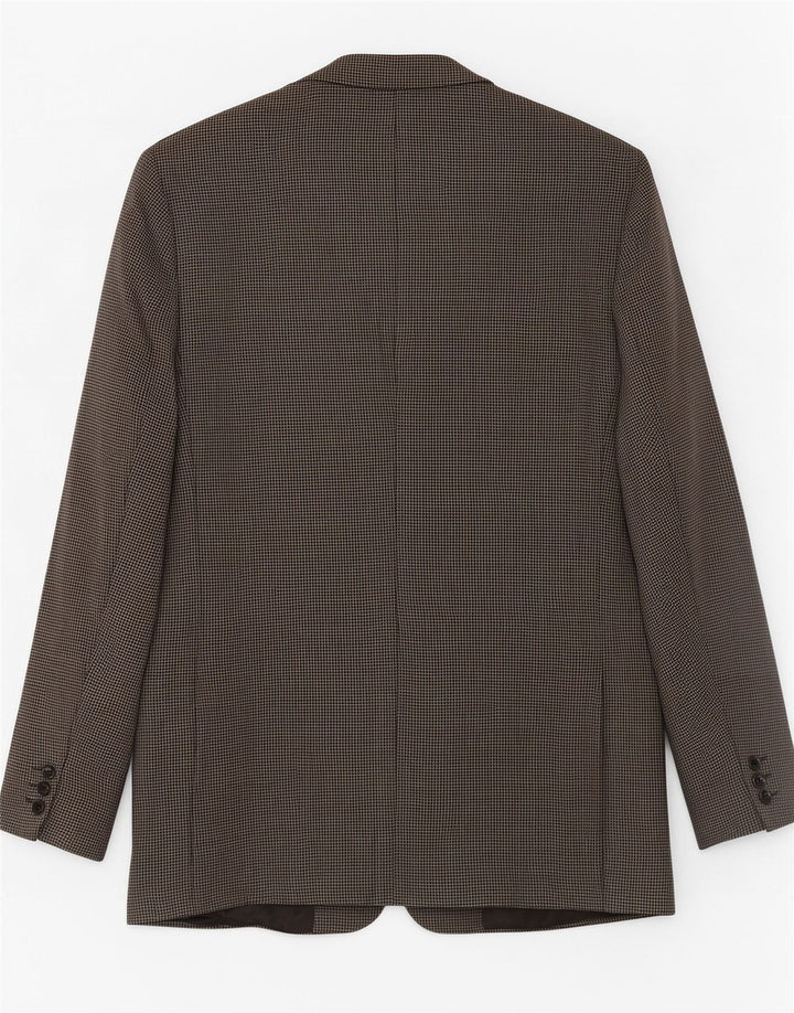 Giacca blazer Marks & Spencer da uomo St. Michael UK 44 XL nera maculata