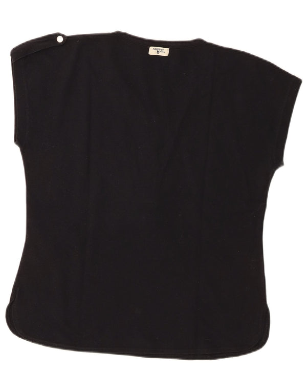 T-shirt Donna Navigare Top IT 46 Large Nera in Cotone