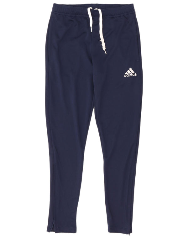 Pantaloni da tuta Adidas Aeroready da uomo piccoli in poliestere blu navy