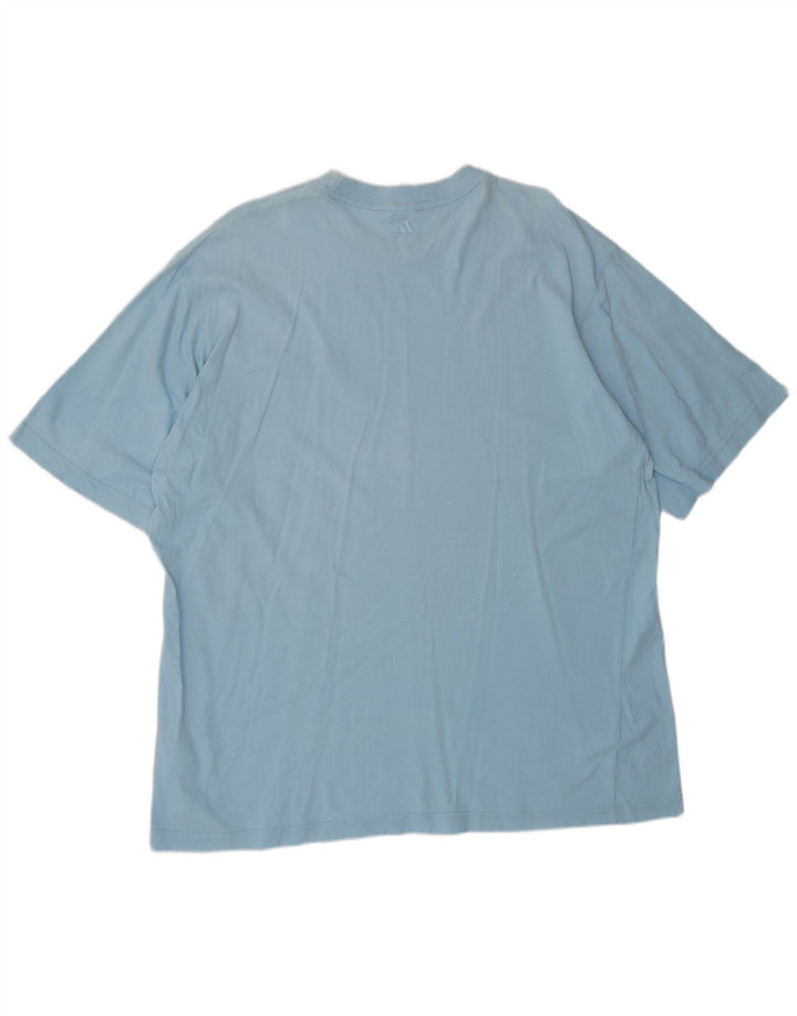 Maglietta ADIDAS da uomo Top XL in cotone blu