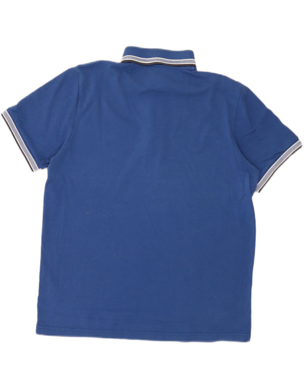 Polo da uomo Hugo Boss XL in cotone a righe blu