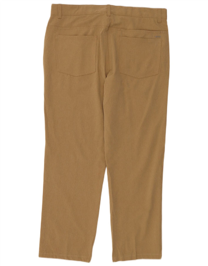 Pantaloni casual dritti da uomo IZOD W36 L30 poliestere beige
