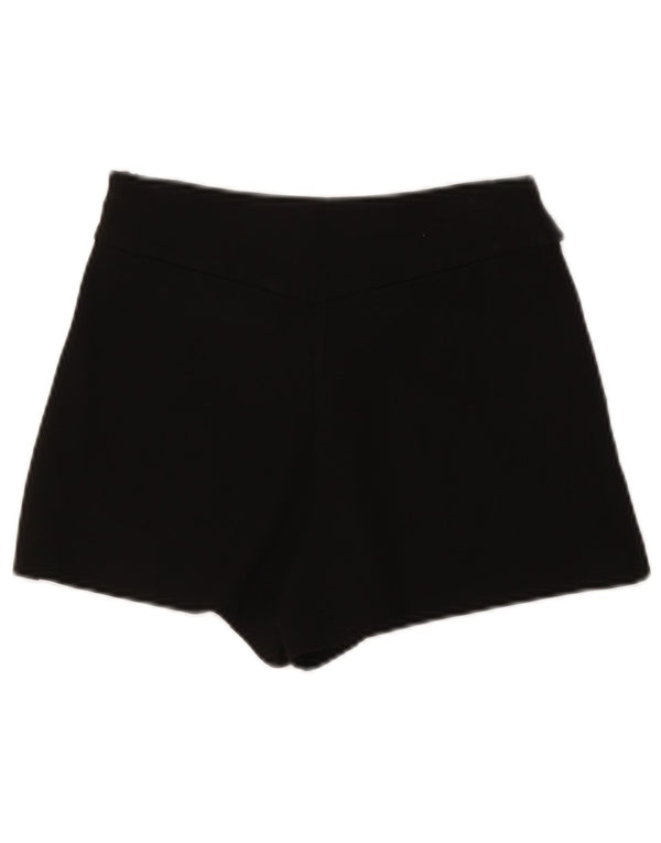 Zara Womens Trafaluc High Waist Casual Shorts XS W24 Black