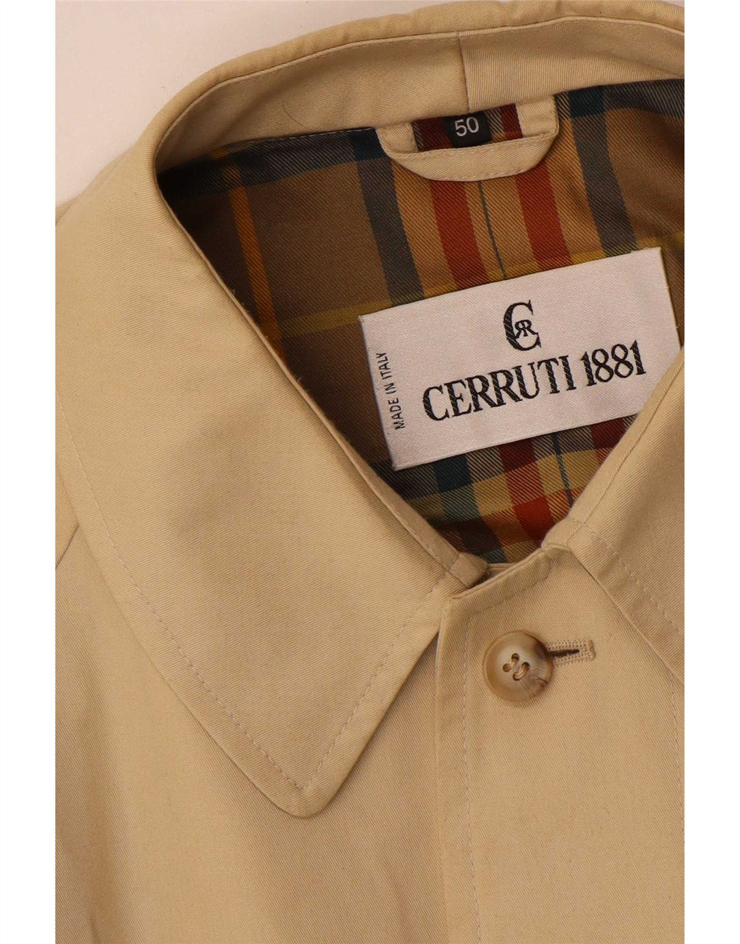 Cappotto Uomo Cerruti 1881 IT 50 Large Beige