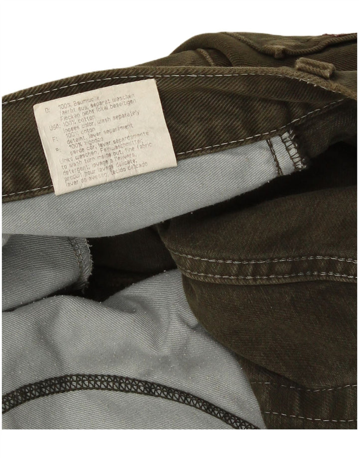 Jeans dritti da uomo Mustang W36 L32 cotone verde
