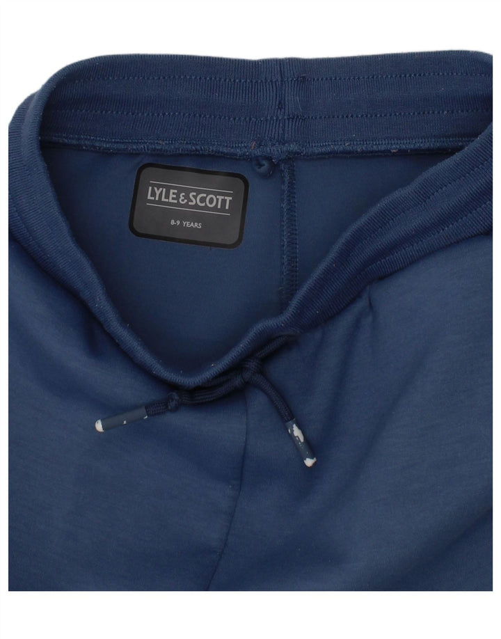 LYLE & SCOTT Boys Sport Shorts 8-9 Years  Blue Vintage Lyle & Scott and Second-Hand Lyle & Scott from Messina Hembry 