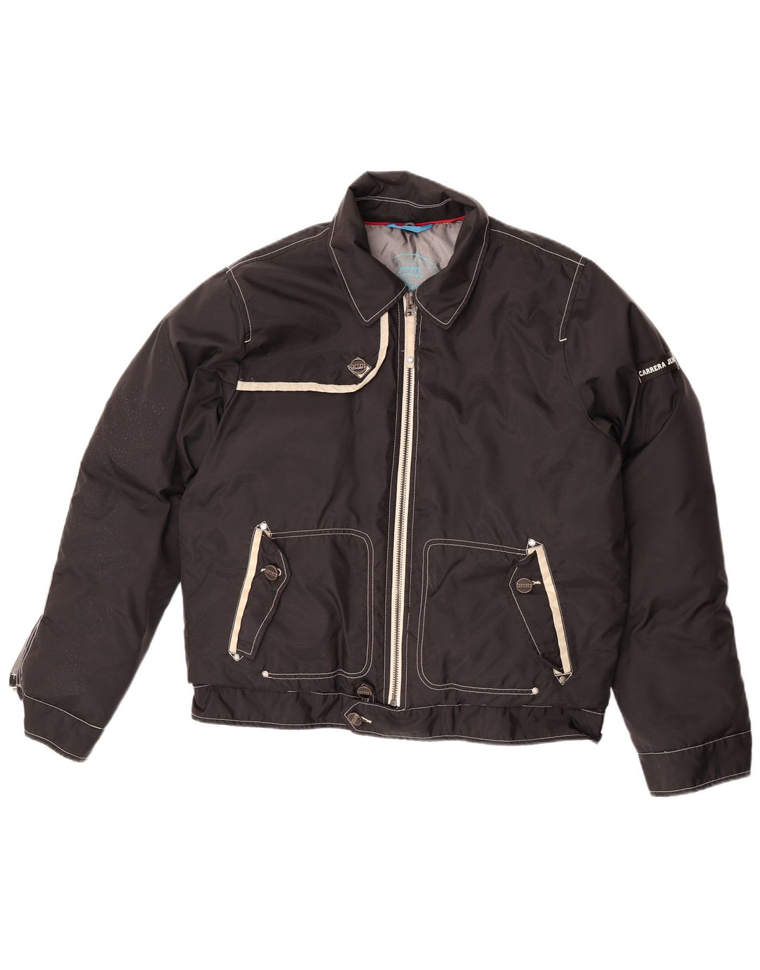 Giacca imbottita bomber da uomo Carrera UK 40 grande nera