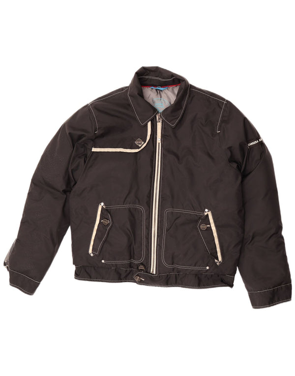 Giacca imbottita bomber da uomo Carrera UK 40 grande nera