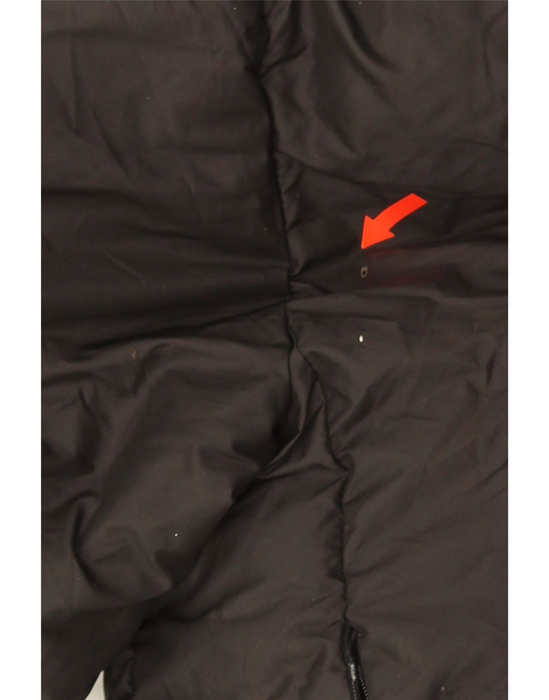 Giacca imbottita oversize con cappuccio corta da donna Zara UK 10 piccola poliestere nero