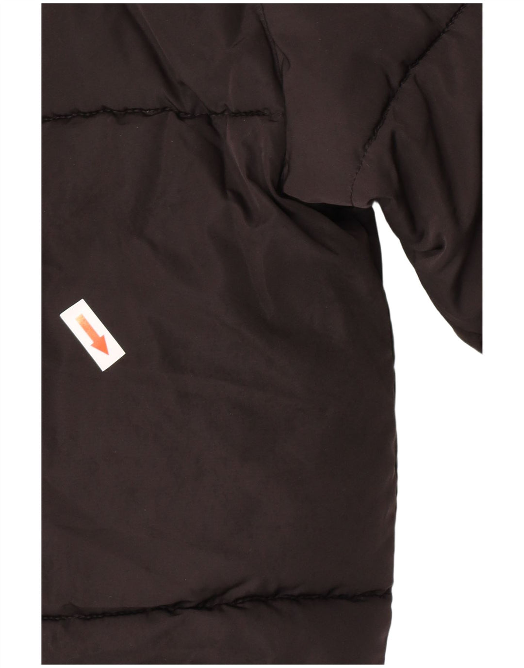 Giacca imbottita con cappuccio da donna Zara UK 42 XL poliestere nero