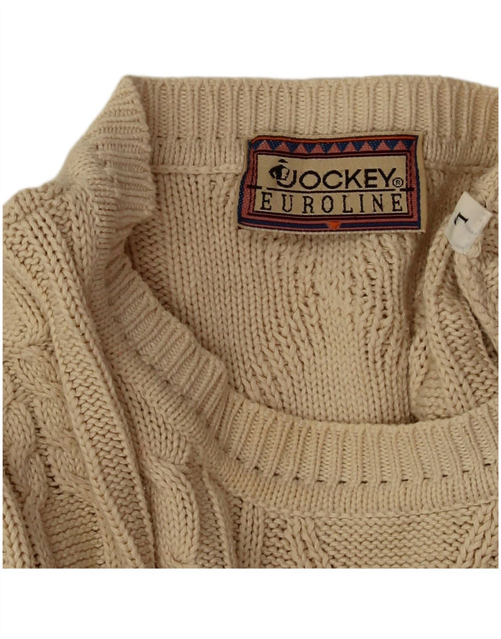 Maglione maglione girocollo da uomo Jockey grande beige