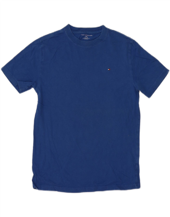 TOMMY HILFIGER Boys T-Shirt Top 12-13 Years Large Blue Vintage Tommy Hilfiger and Second-Hand Tommy Hilfiger from Messina Hembry 